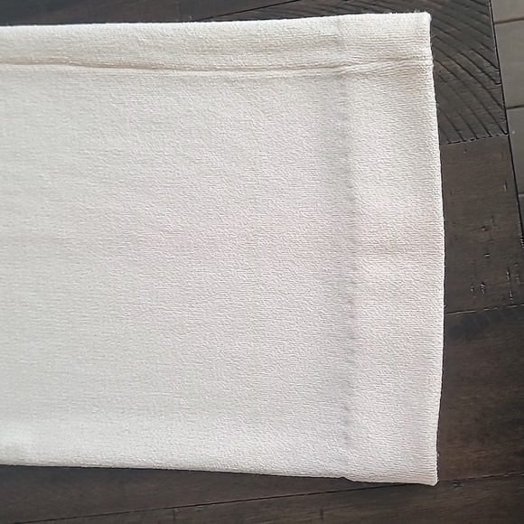 NWOT St.John Collection Ivory White Santana Knit Straight Leg Pants, size L - Picture 2 of 6